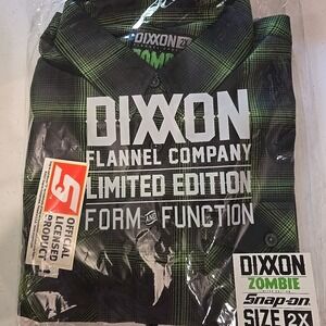 Dixxon Zombie Snap On Flannel Limited Edition 2XL XXL Streetwear Workwear Grunge